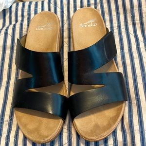 DANSKO Women’s Leather Slide Sandals Size 39